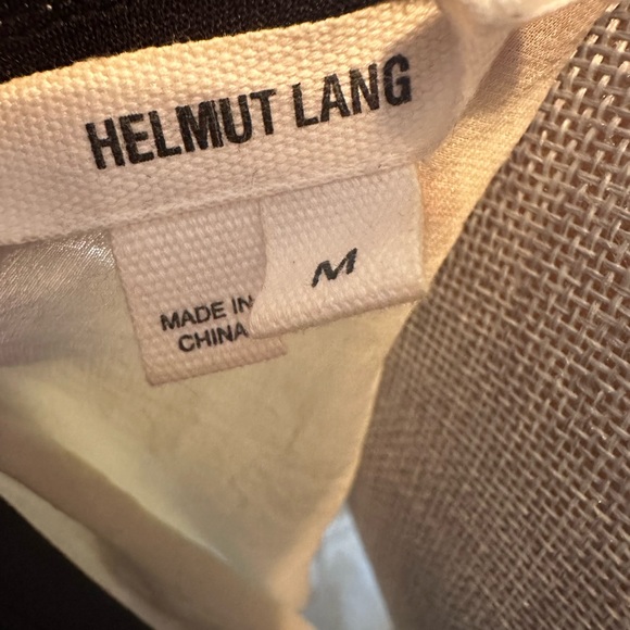 Helmut lang vintage sheer sleeveless top with calf hair trim size M - Picture 2 of 4